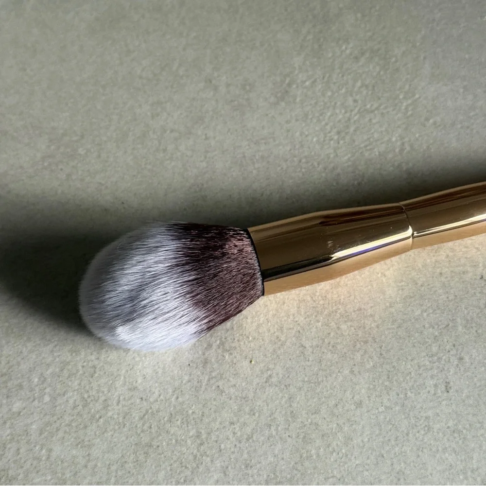IT Brushes for ULTA Luxe Powder Brush Gold Handle Soft Bristles